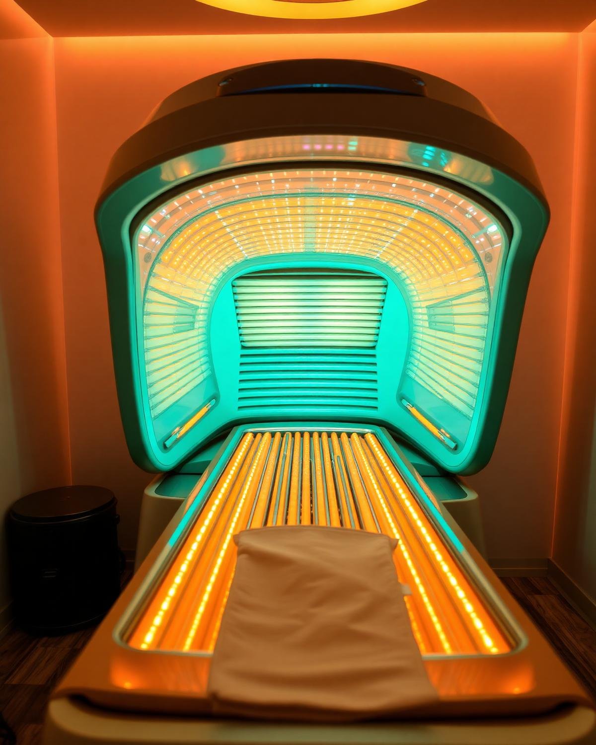 Lay-down sunbed